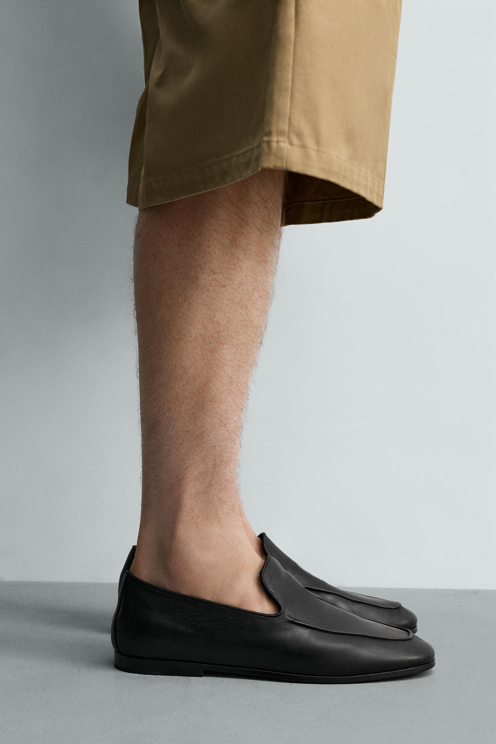 LEATHER LOAFERS